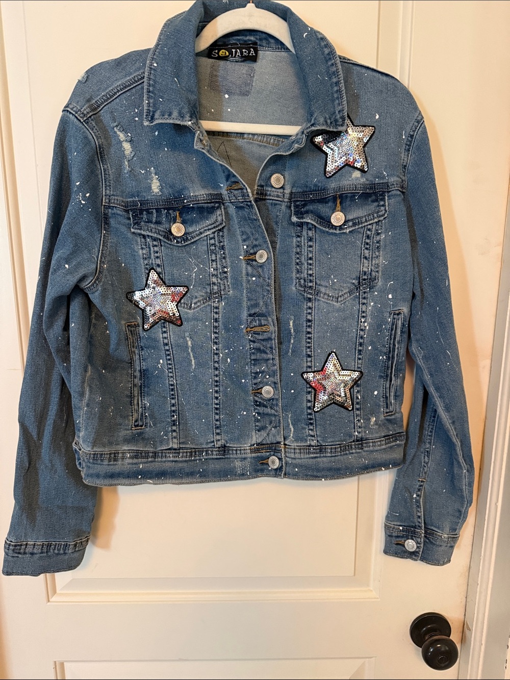 Sojara Denim Jacket Size S in Excellent Condition